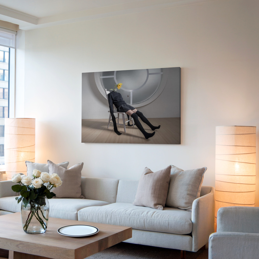 Toile - When you say nothing at all dans le salon