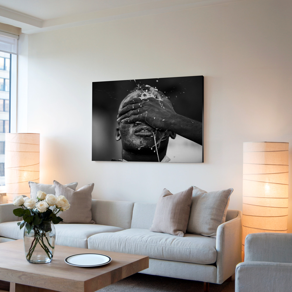 Canvas print - Ritual in living room