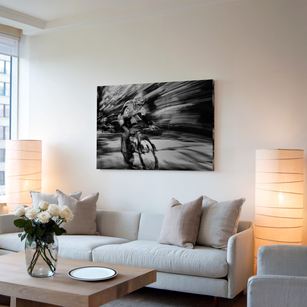 Canvas print - Fireworks in living room