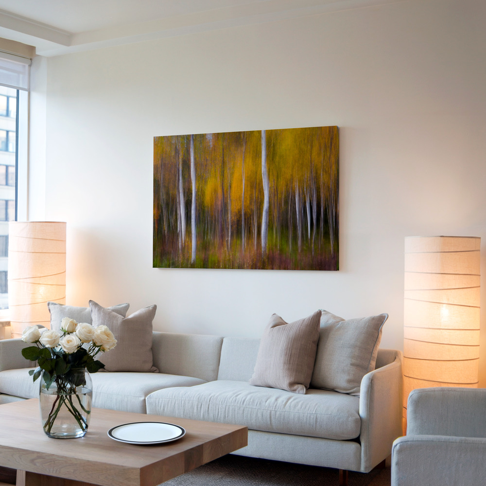 Canvas print - Abstract Fall in living room