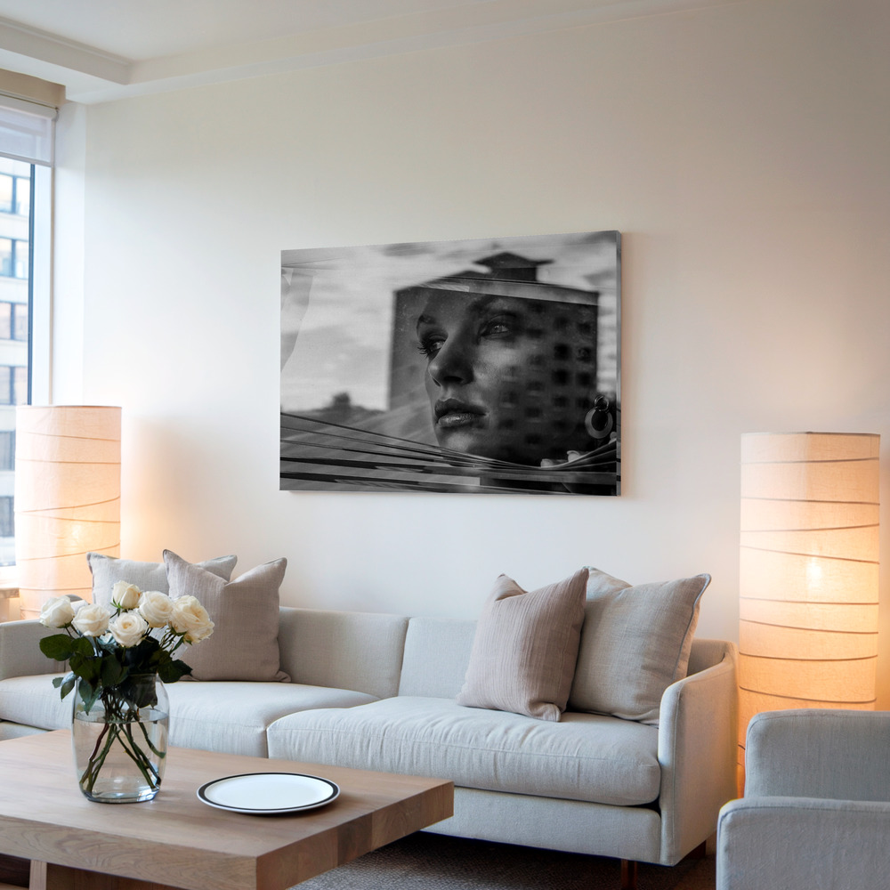 Canvas print - Window in living room