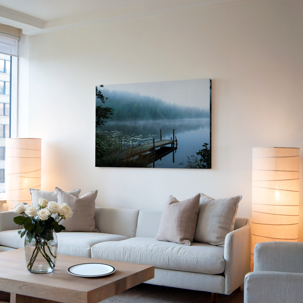 Leinwandbild - Moody morning im Wohnzimmer