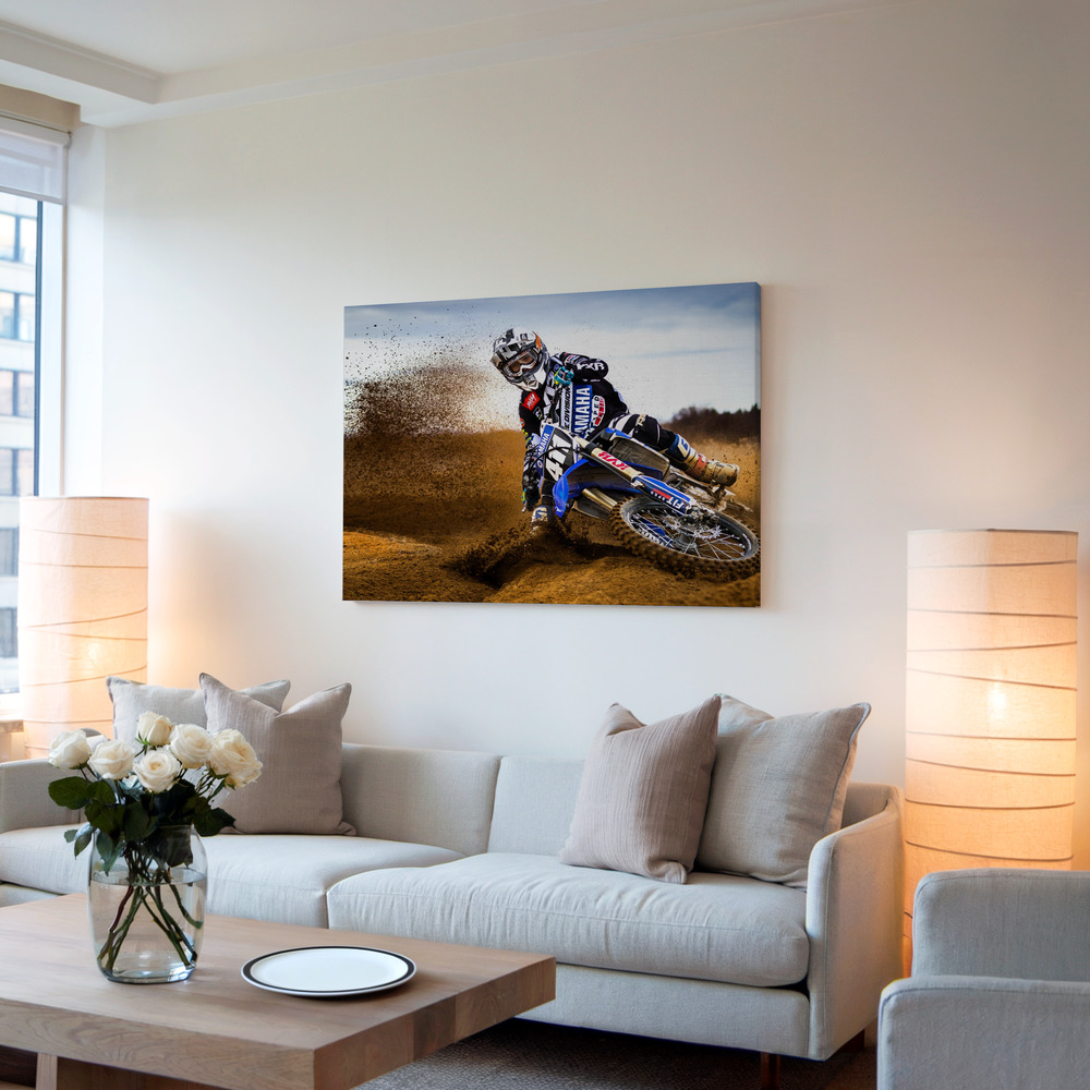 Canvas print - Desert King in living room
