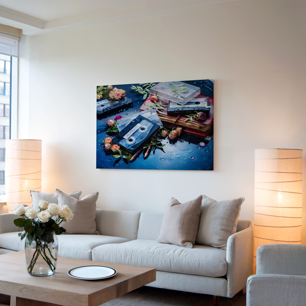 Toile - April Rain dans le salon
