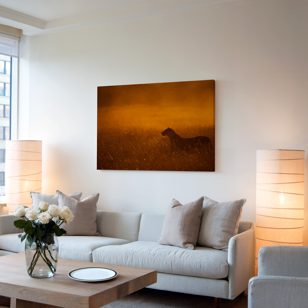 Toile - Gold Dust dans le salon