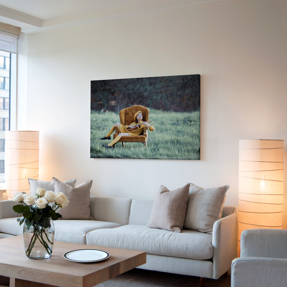 Canvas schilderi - Power of the  music in de woonkamer
