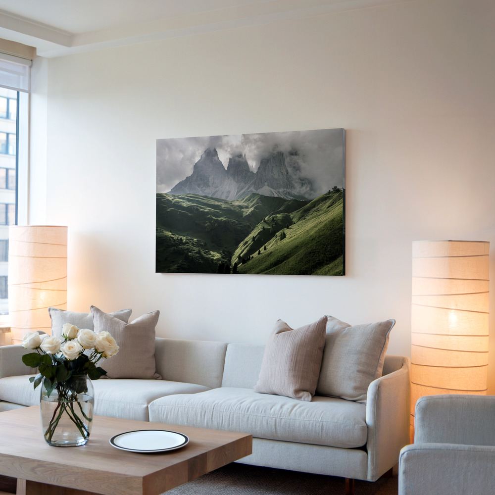 Canvas taulu - The light of the moment olohuoneessa