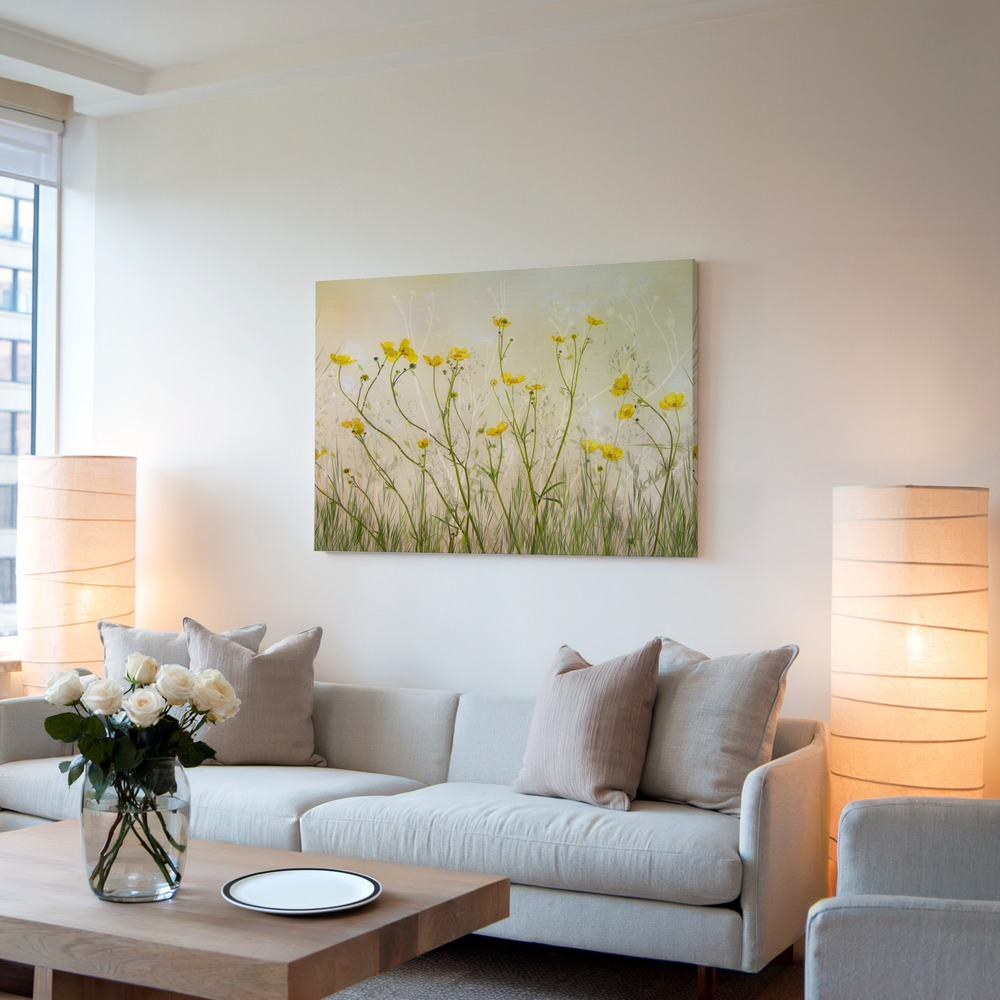 Canvas print - Good morning! in living room