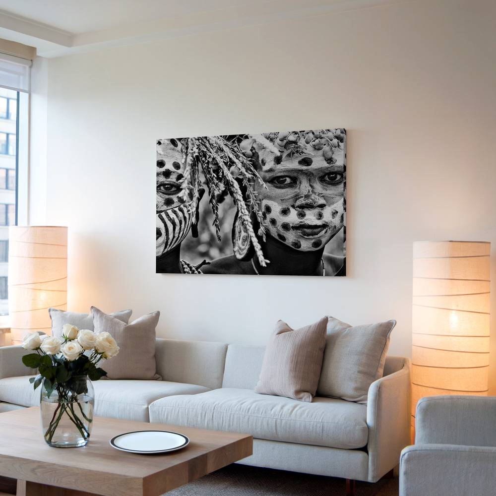 Canvas print - Untitled in living room