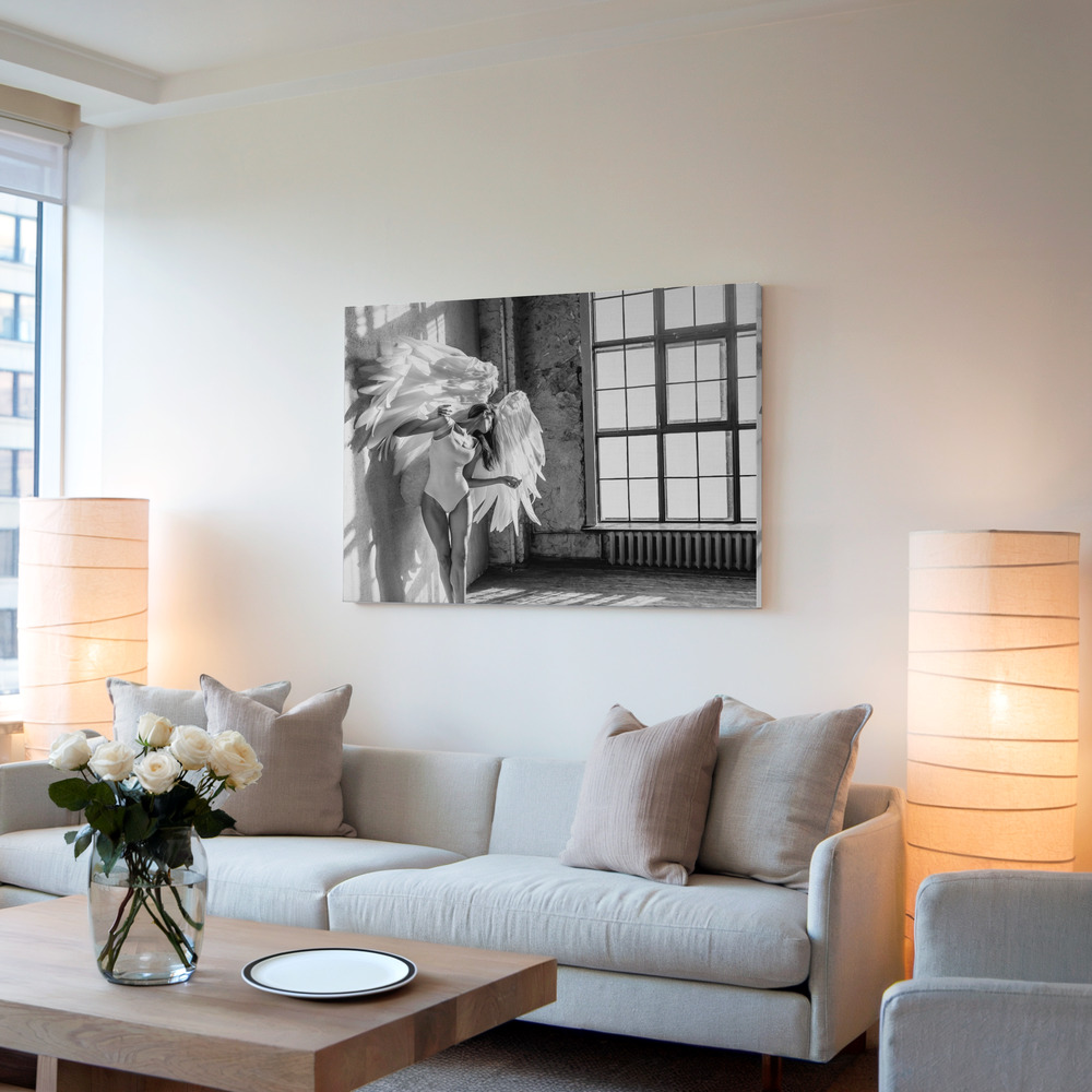 Canvas print - Angel 1 in living room
