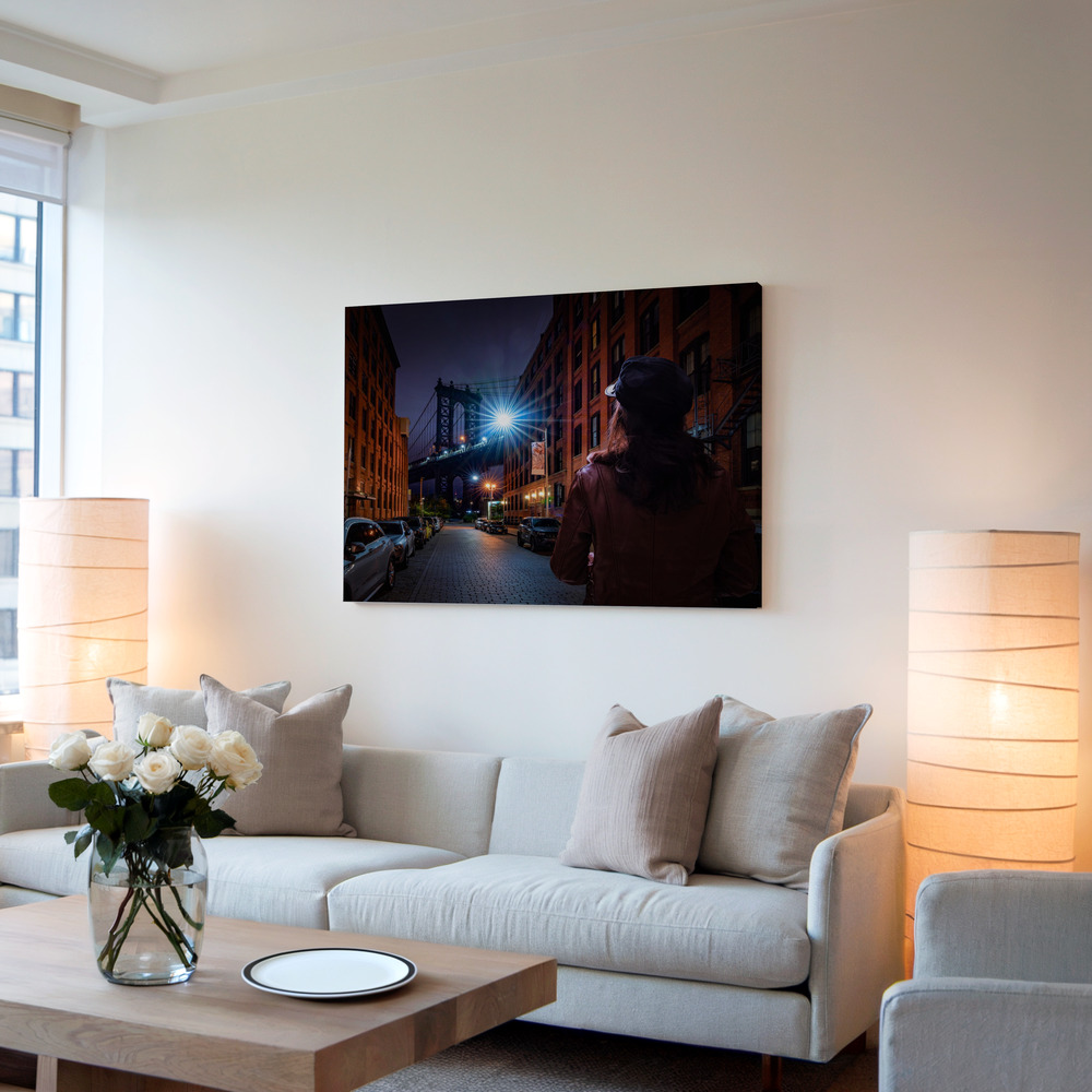 Lienzo - Manhattan bridge en el salón