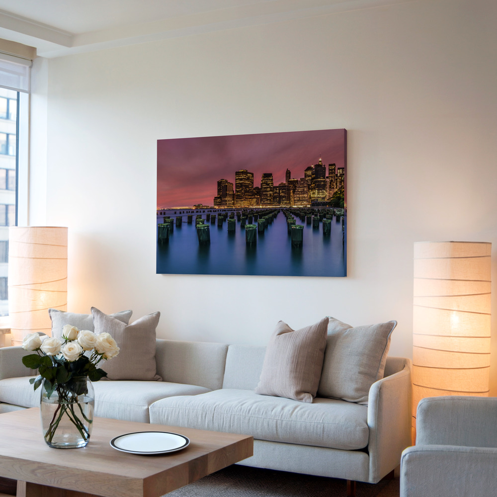 Leinwandbild - One can’t paint New York as it is! im Wohnzimmer