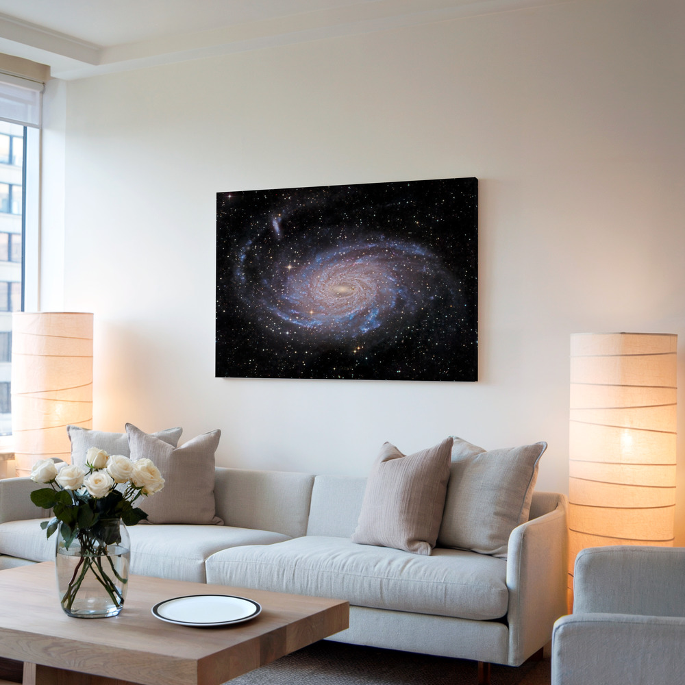 Lærred - NGC 6744 Galaxy i stuen