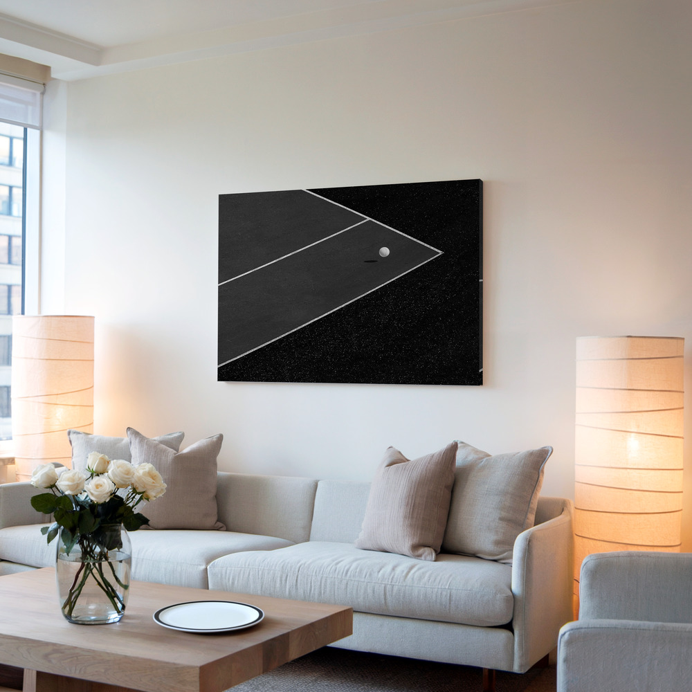 Toile - The minimal shot dans le salon