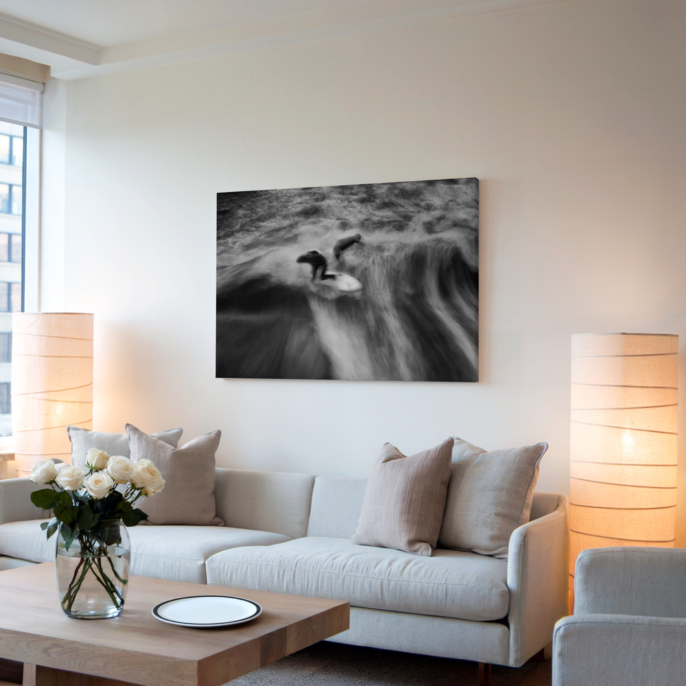 Canvas print - Double Impact in living room