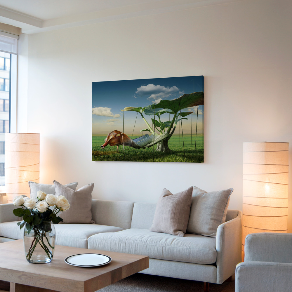 Toile - The strange garden dans le salon