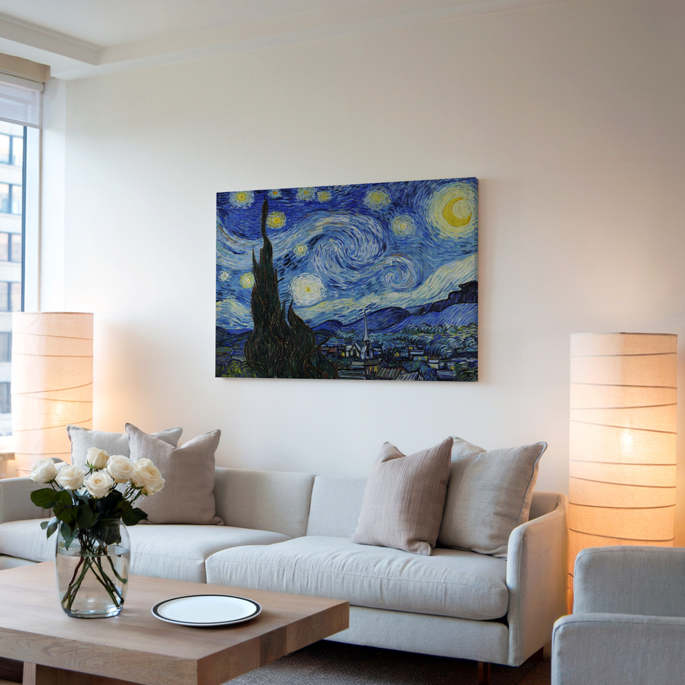 Toile - The Starry Night dans le salon