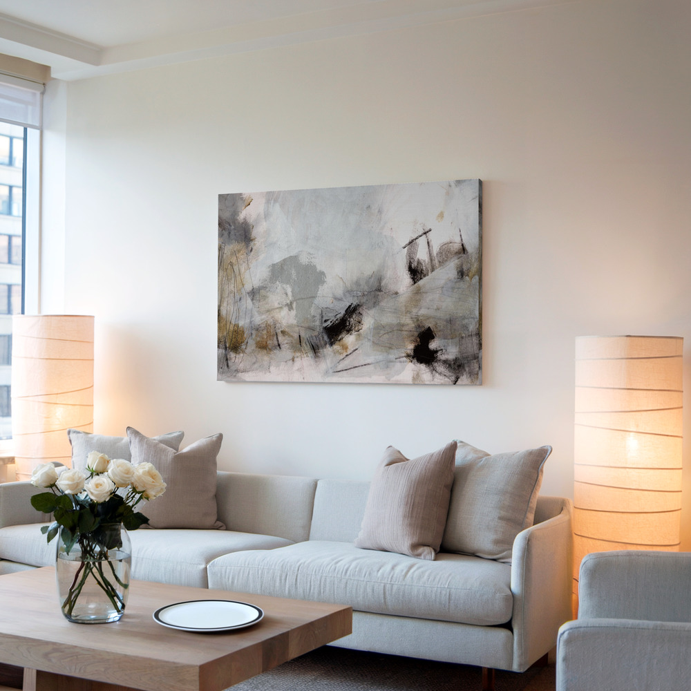 Canvas schilderi - Solthom in de woonkamer