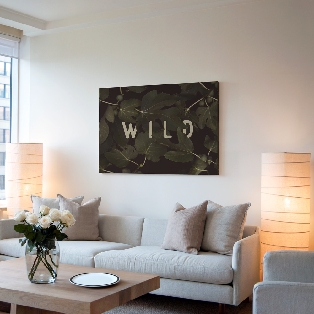 Lærred - Wild Nº1 i stuen