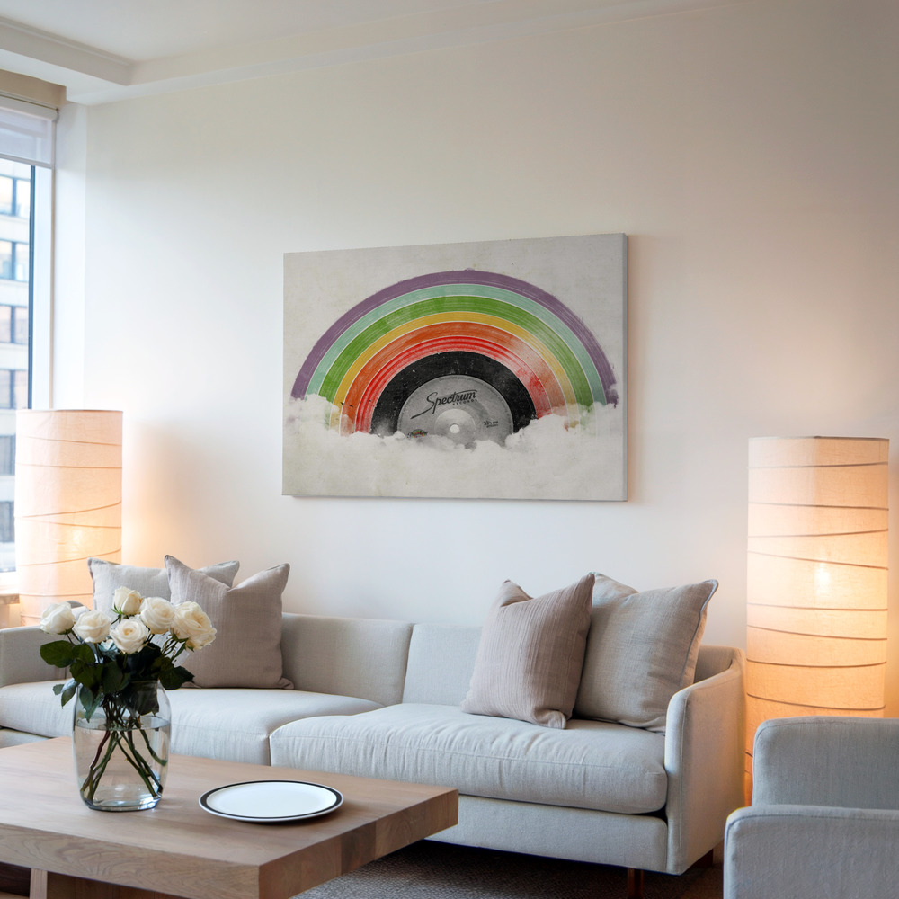 Toile - Rainbow Classics dans le salon