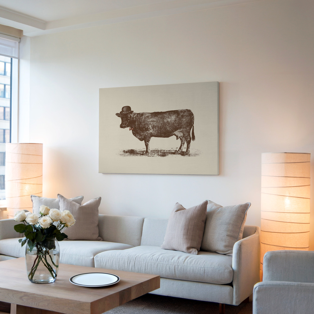 Obraz na płótnie - Cow Cow Nut w salonie
