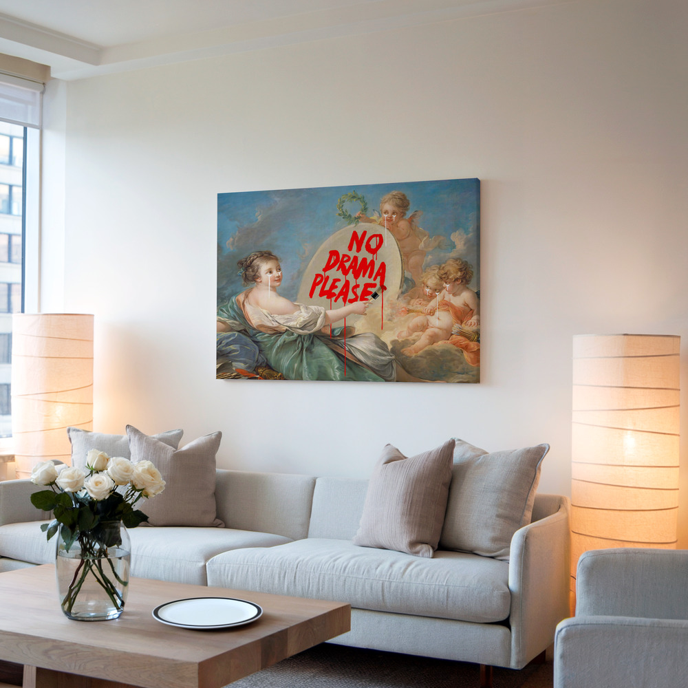 Canvas print - No Drama in living room