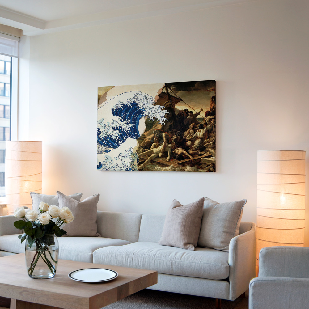 Stampe su tela - Tragedy In the Storm in soggiorno