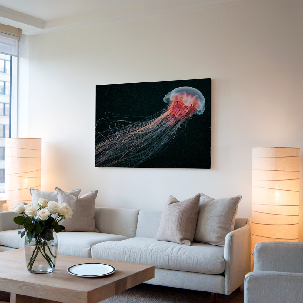 Canvas print - Longtail in living room