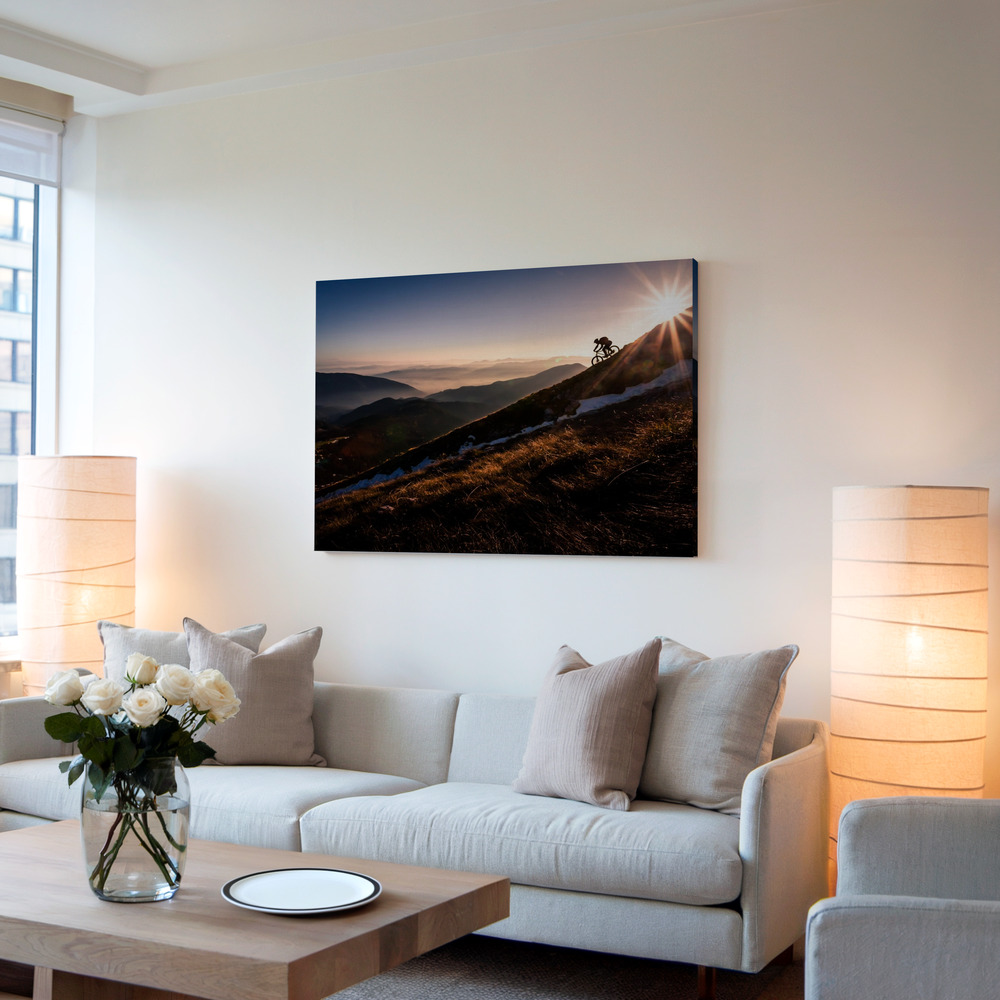 Toile - Last rays dans le salon