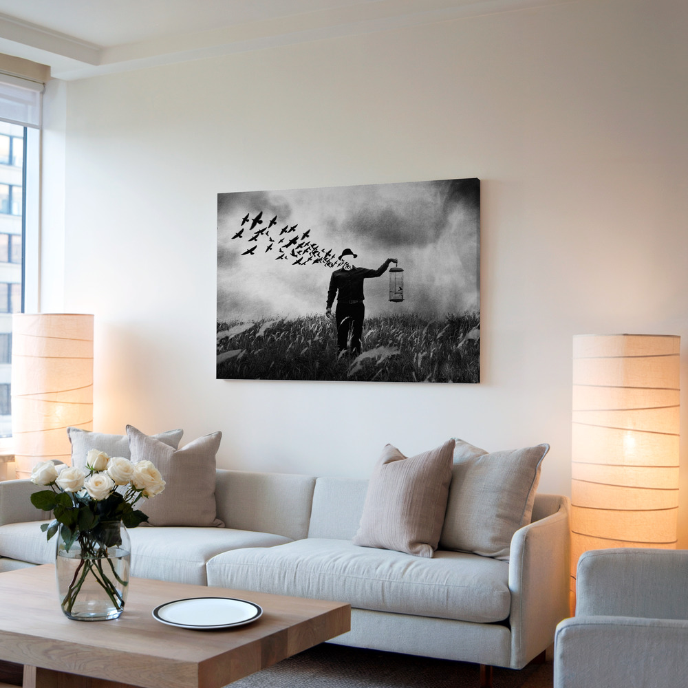 Toile - Freedom dans le salon