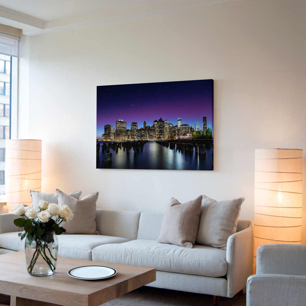 Toile - New York Sky Line dans le salon