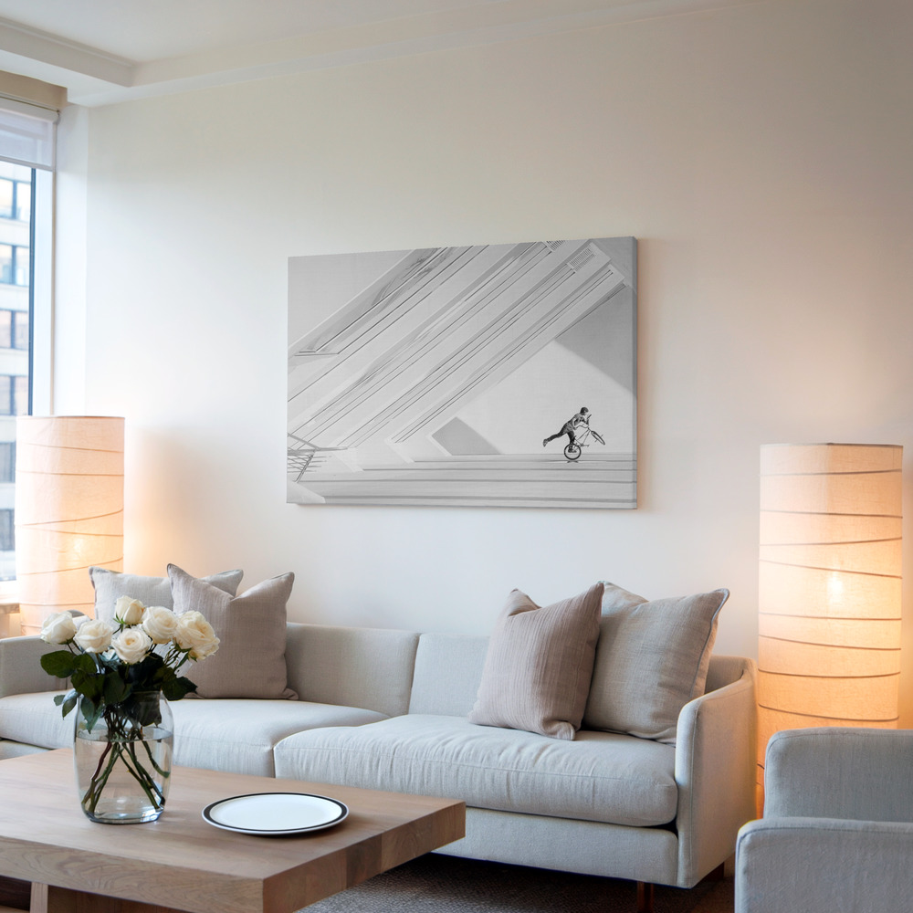 Canvas print - Bicycle art in living room