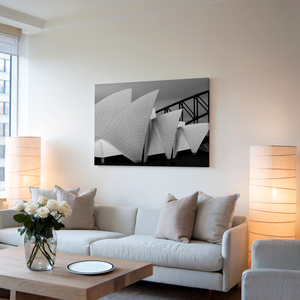 Canvas print - Opera house Sydney in living room