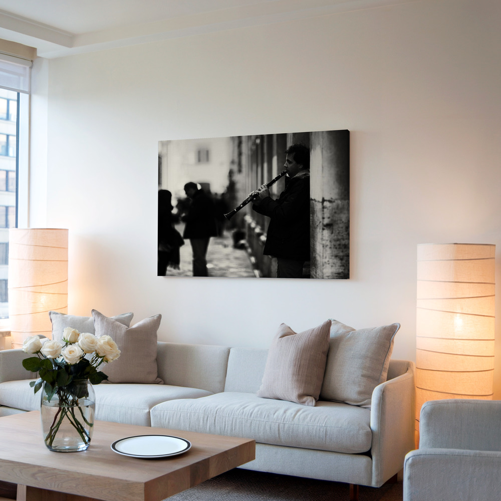 Toile - Rome street song dans le salon