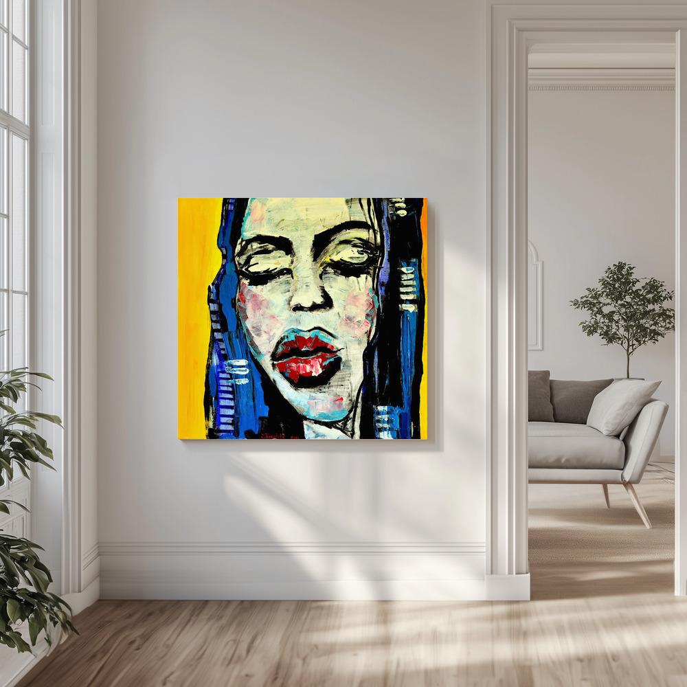 Canvas print - Magdalena or waiting room in the livingroom