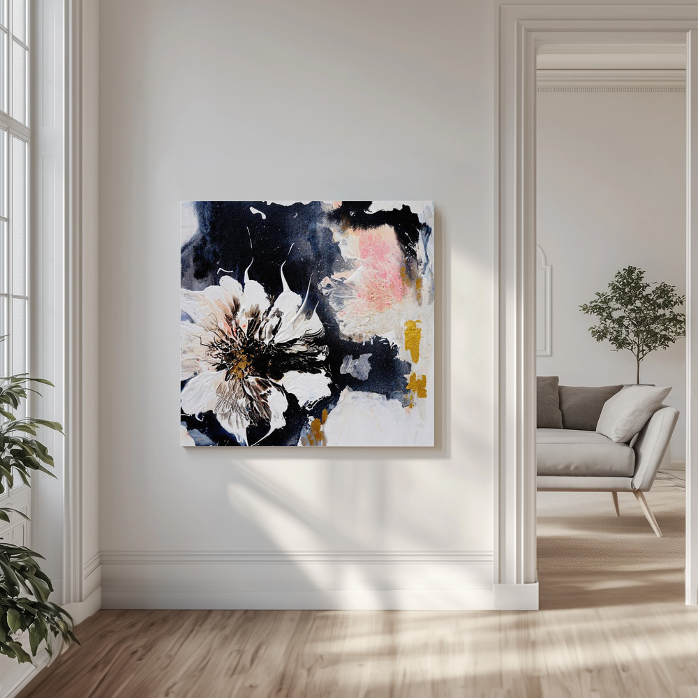 Canvas print - Abstract Bloom in the livingroom