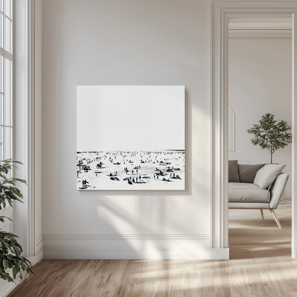 Canvas print - Beach No2 in the livingroom