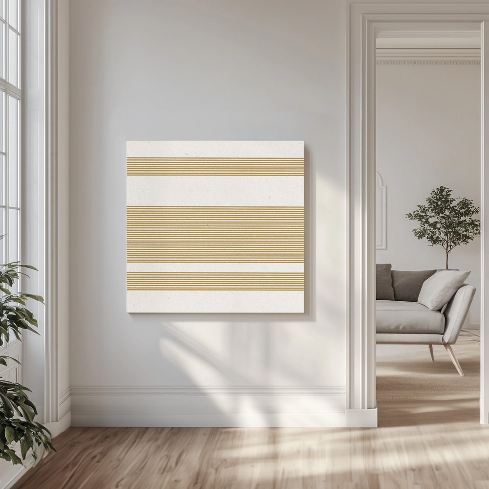 Canvas print - Harmony in Lines in the livingroom