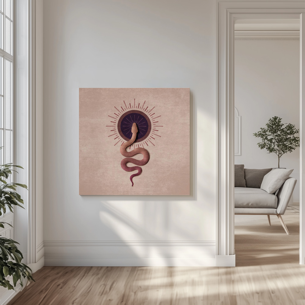 Canvas print - Serpent Radiance in the livingroom