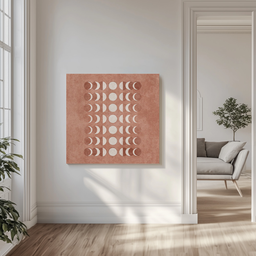 Stampe su tela - Lunar Phases Dance in salotto