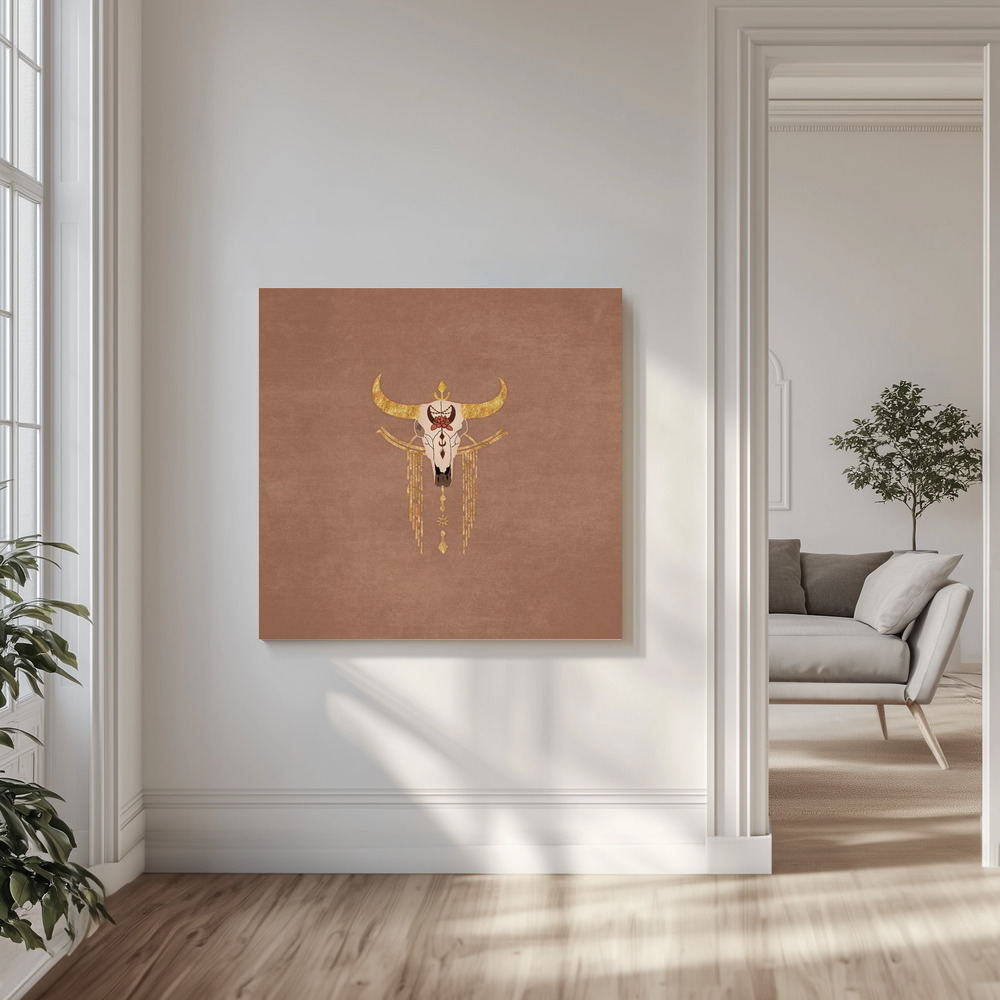 Canvas print - Golden Horn Spirit in the livingroom