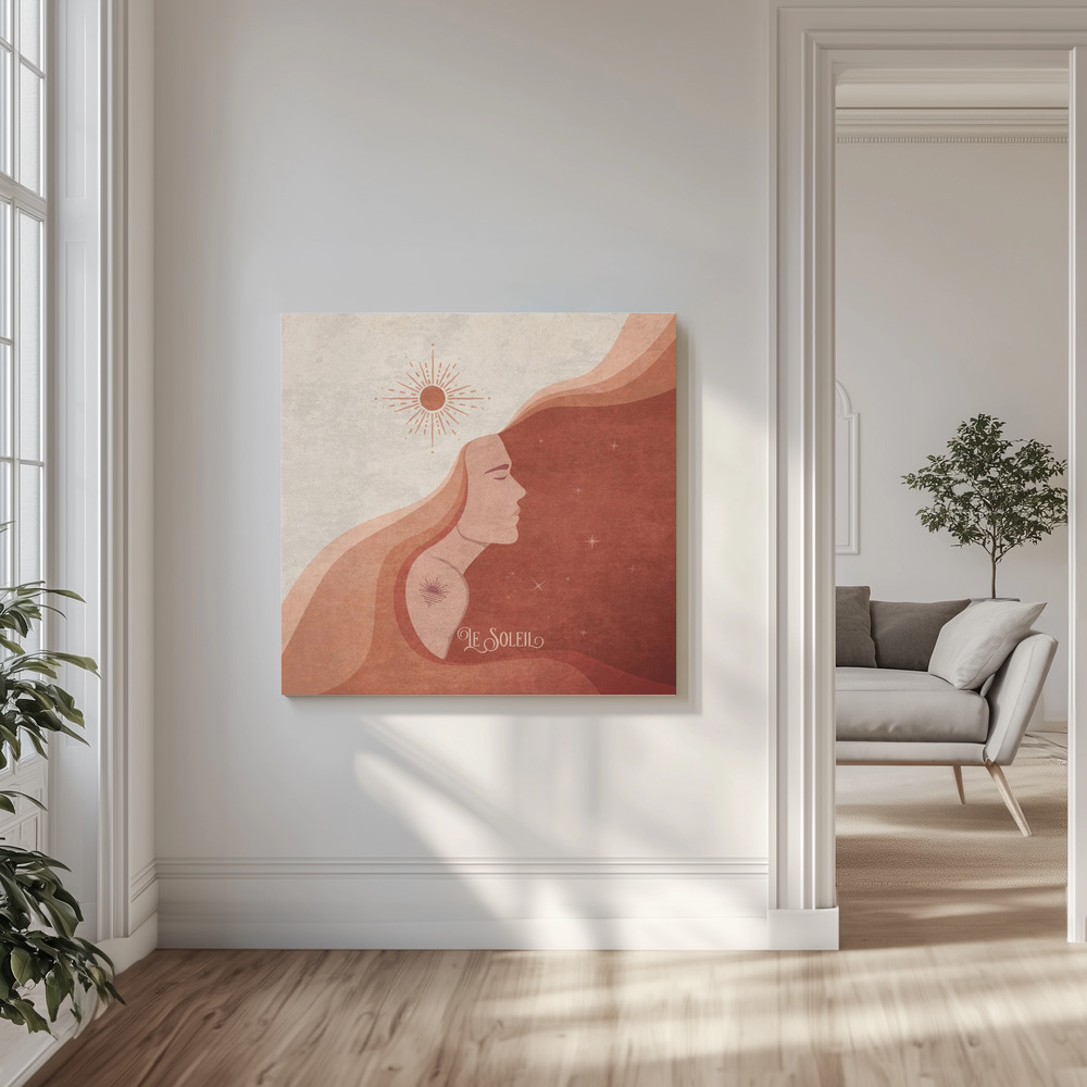 Canvas print - Radiant Dreams in the livingroom