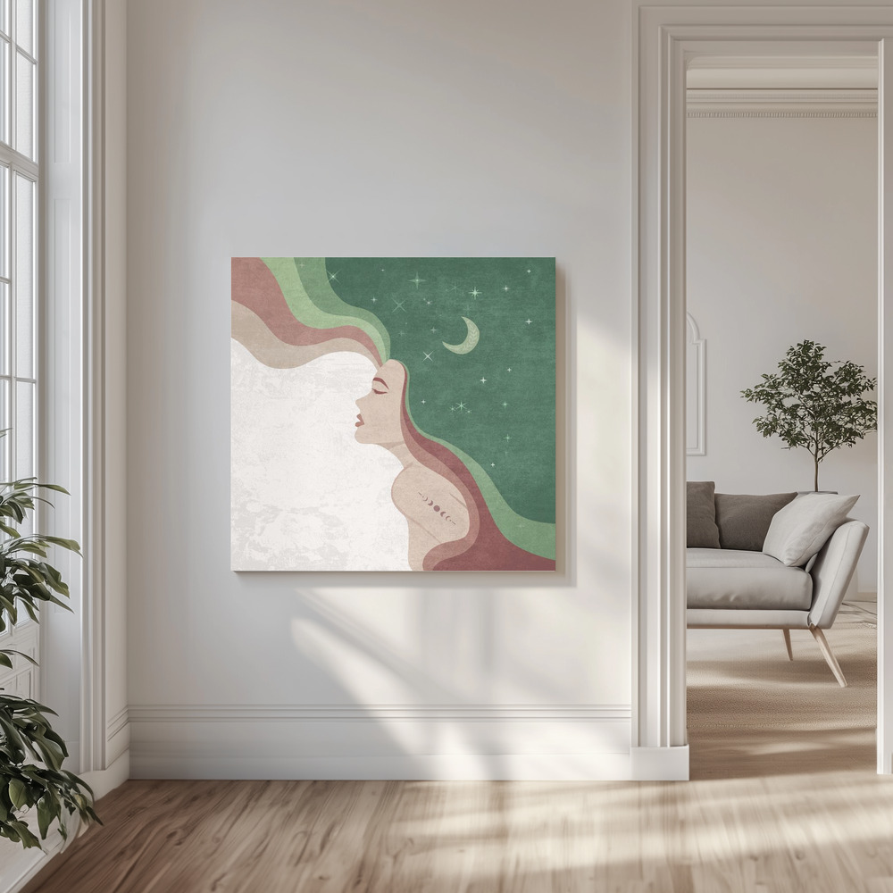 Canvas print - Lunar Dreams in the livingroom