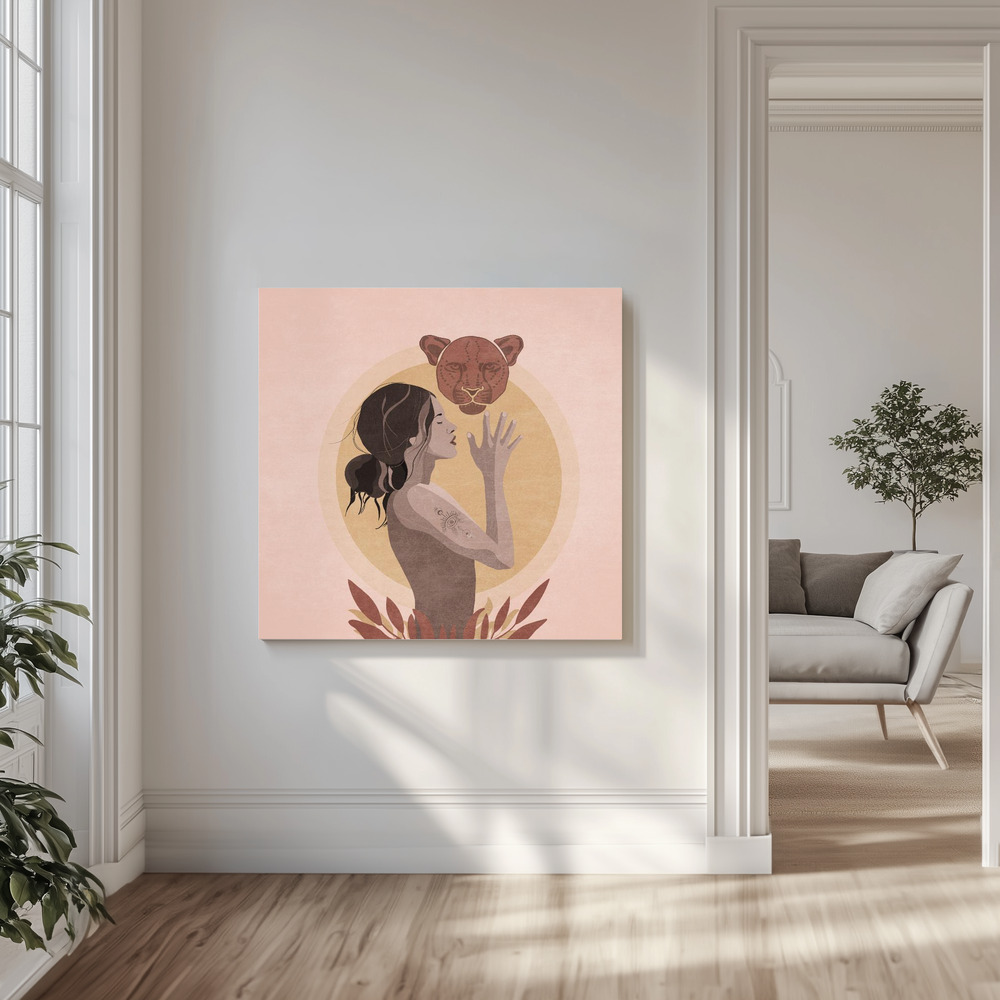 Canvas print - Spirit Connection in the livingroom