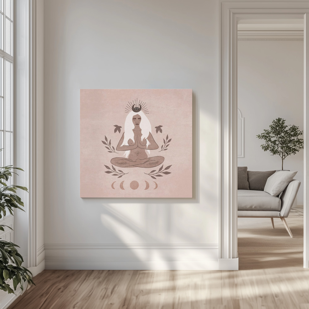 Canvas print - Serene Awakening in the livingroom