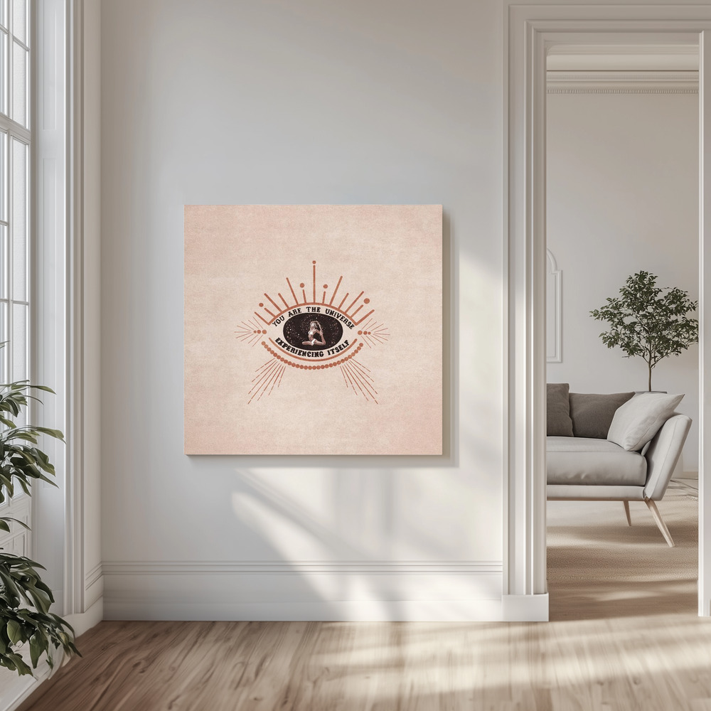 Canvas print - Celestial Reflection in the livingroom