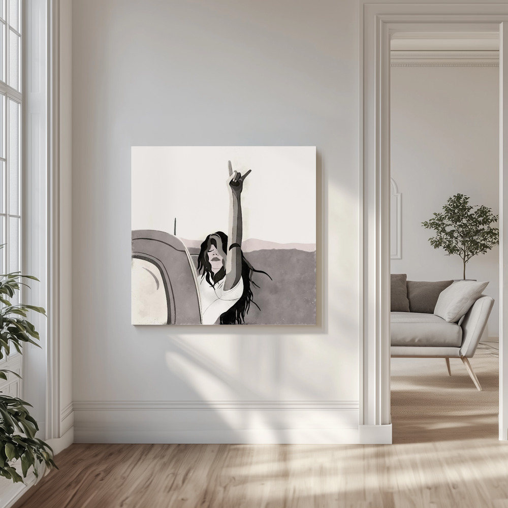 Stampe su tela - Rebel Spirit in salotto