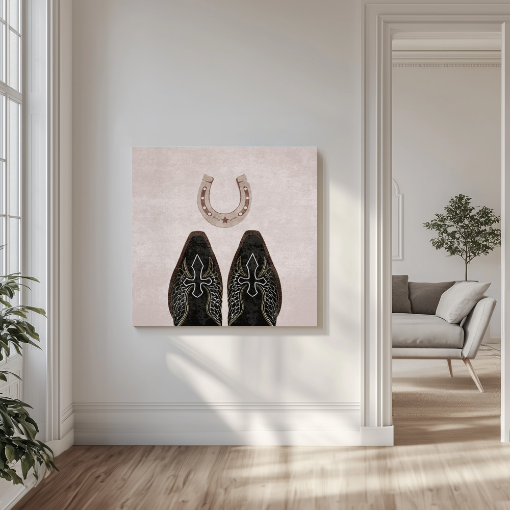 Stampe su tela - Western Harmony in salotto