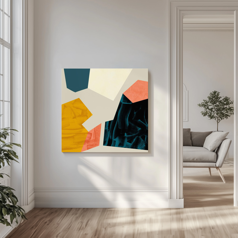 Canvas print - Ecken 3 in the livingroom