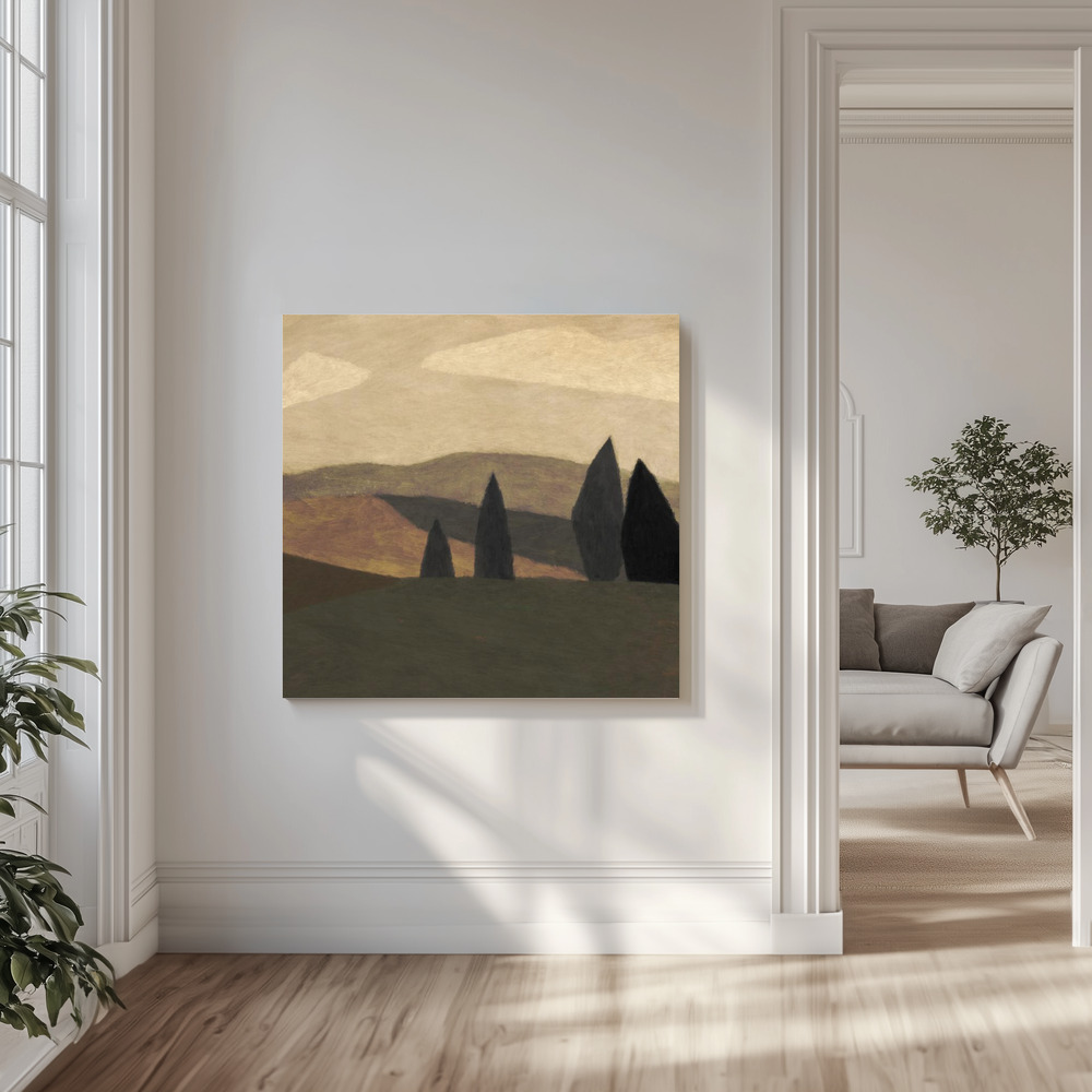 Canvas print - Paysage 2 in the livingroom